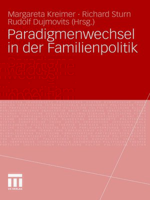 cover image of Paradigmenwechsel in der Familienpolitik